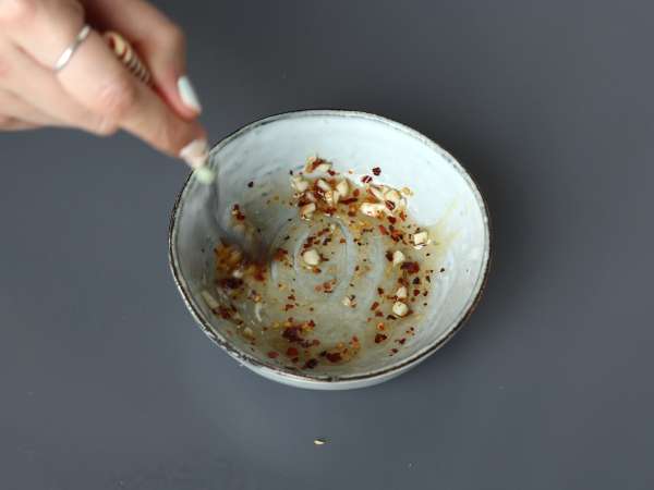 Salad mentimun pedas dengan kacang tanah - Persiapan langkah 6