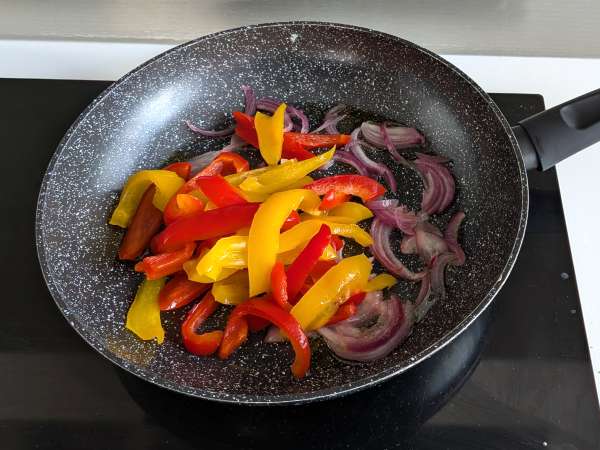 Pasta Paprika dan Mint: Lembut dan Harum - Persiapan langkah 2