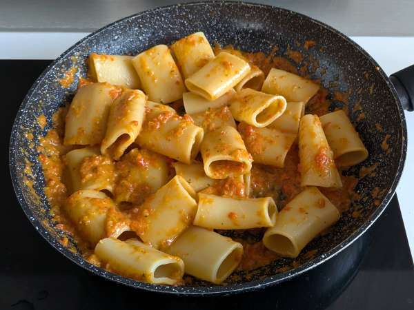 Pasta Paprika dan Mint: Lembut dan Harum - Persiapan langkah 8