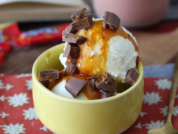 McFlurry Karamel Daim Buatan Sendiri dengan Ninja Creami - Persiapan langkah 6