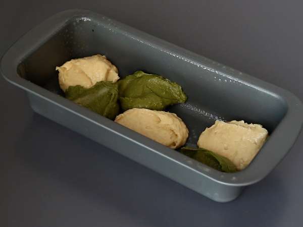 Kue Marmer Matcha - Persiapan langkah 7