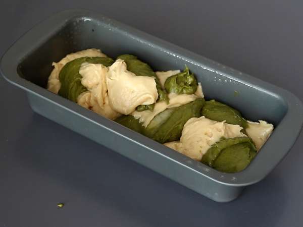 Kue Marmer Matcha - Persiapan langkah 8