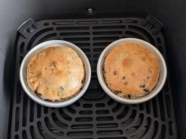 Muffin Asin Zaitun dan Philadelphia di Air Fryer - Persiapan langkah 7