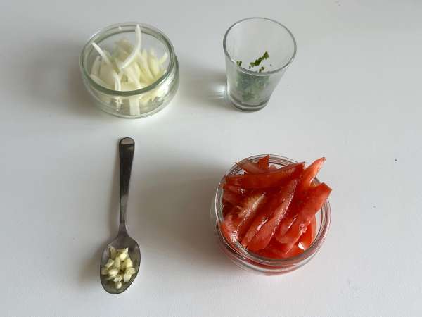 Escabeche Sarden Kalengan - Persiapan langkah 1