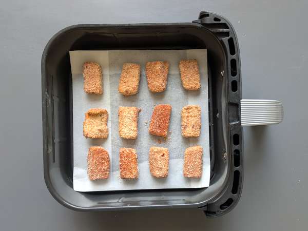 Nugget tahu yang dimasak dengan air fryer - Persiapan langkah 7