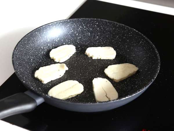 Salad bit dengan halloumi panggang - Persiapan langkah 6