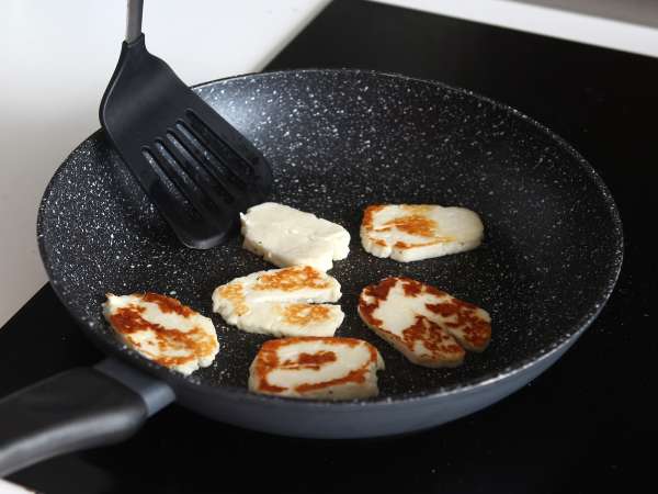 Salad bit dengan halloumi panggang - Persiapan langkah 7