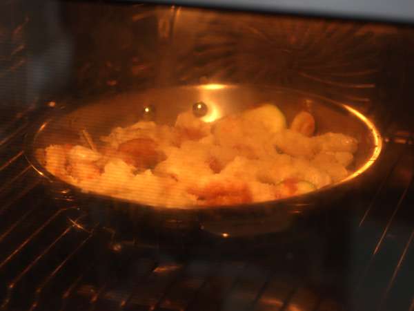 Resep cepat gratin gnocchi dengan zucchini dan mozzarella - Persiapan langkah 5