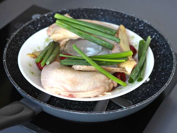 Ayam Cina kukus dengan jahe, sangat empuk dan harum - Persiapan langkah 2