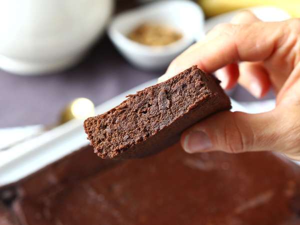 Brownies protein rasa cokelat dan kacang merah - Persiapan langkah 7