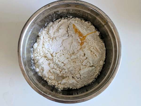 Kue pir yang mudah dibuat dan lembut dengan kacang almond - Persiapan langkah 2