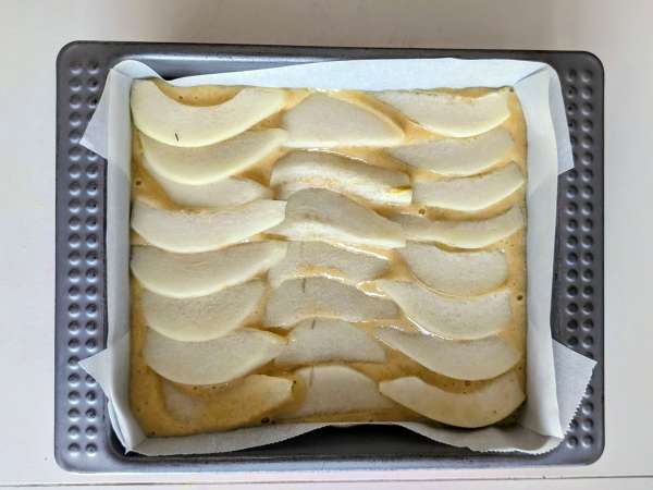 Kue pir yang mudah dibuat dan lembut dengan kacang almond - Persiapan langkah 6