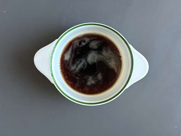 Tiramisu dengan tahu sutra tanpa mascarpone dan tanpa telur - Persiapan langkah 1