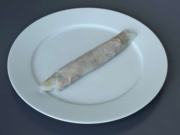 Camilan udang ala lumpia yang dimasak dengan air fryer - Persiapan langkah 4