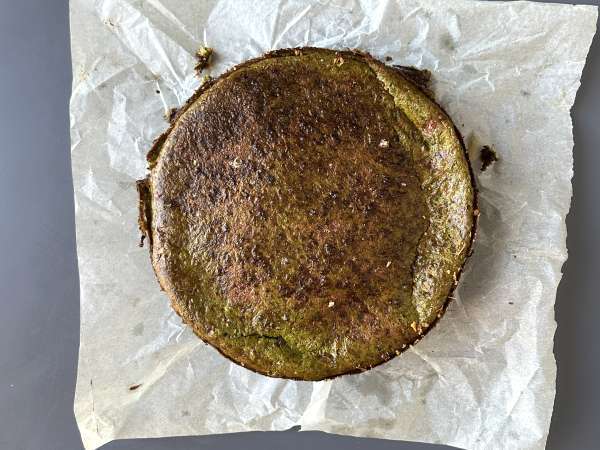 Quiche tanpa adonan dengan bayam dan keju Gouda - Persiapan langkah 7