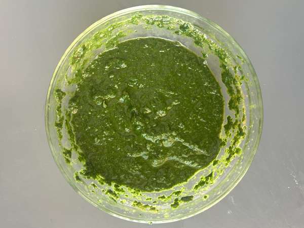 Palak tofu: kari India dengan bayam dan tahu - Persiapan langkah 5