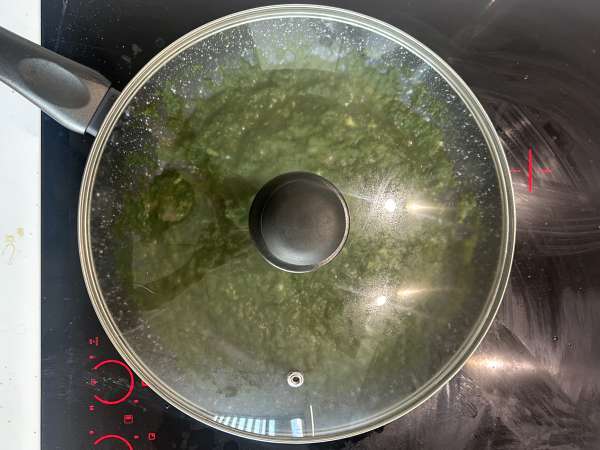 Palak tofu: kari India dengan bayam dan tahu - Persiapan langkah 9