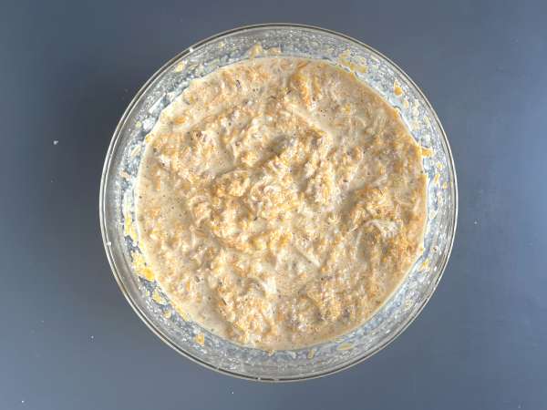 Quiche tuna, wortel, dan keju cottage tanpa kulit: mudah dibuat dan kaya protein - Persiapan langkah 6