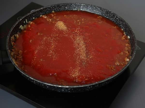 Lasagna Bolognese wajan - Persiapan langkah 3