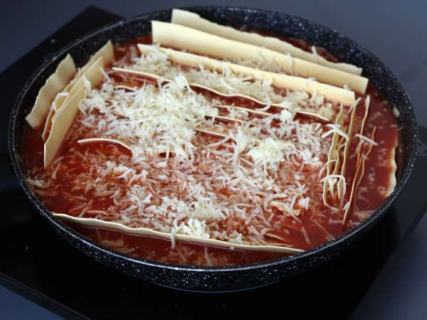 Lasagna Bolognese wajan - Persiapan langkah 5