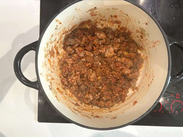 Sup lasagna daging, ricotta, dan parmesan - Persiapan langkah 3