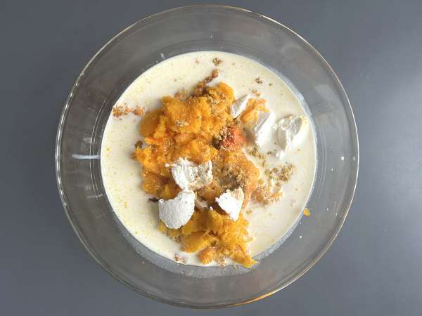 Lasagna dengan labu butternut, bayam, dan ricotta - Persiapan langkah 3