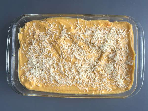 Lasagna dengan labu butternut, bayam, dan ricotta - Persiapan langkah 7