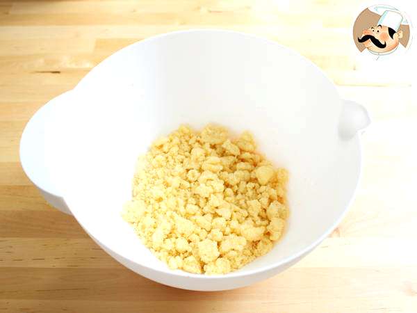 Crumble apel dan kayu manis - Persiapan langkah 1