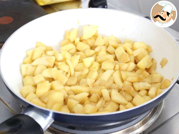 Crumble apel dan kayu manis - Persiapan langkah 3