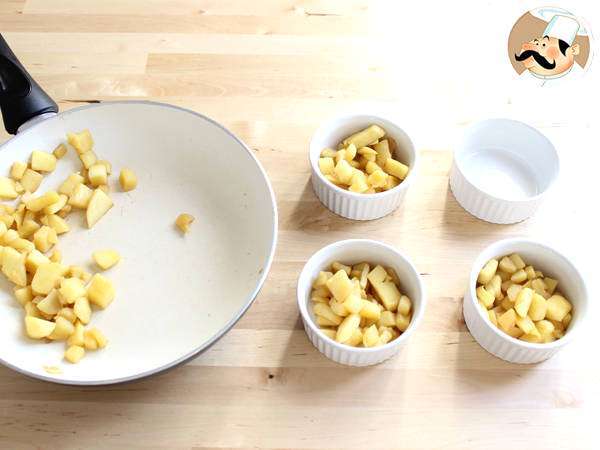 Crumble apel dan kayu manis - Persiapan langkah 4