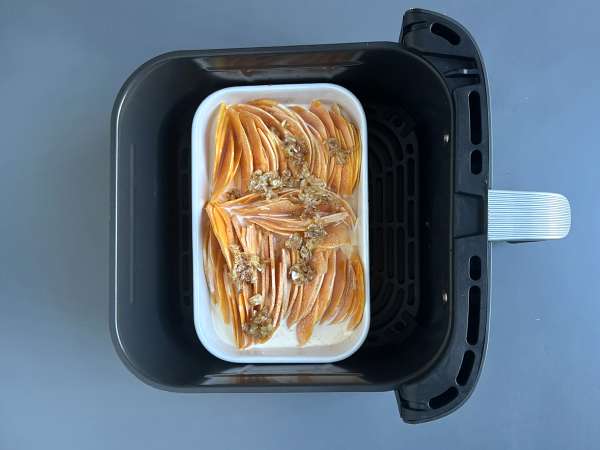 Gratin labu butternut dengan Air Fryer, ala Dauphinois - Persiapan langkah 7