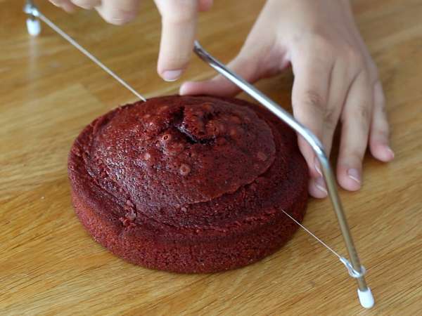 Kue Red Velvet edisi Halloween! - Persiapan langkah 8