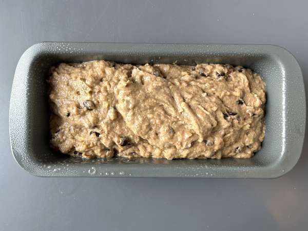 Banana bread dengan miso, kacang walnut, dan cokelat: lezat dan vegan - Persiapan langkah 7