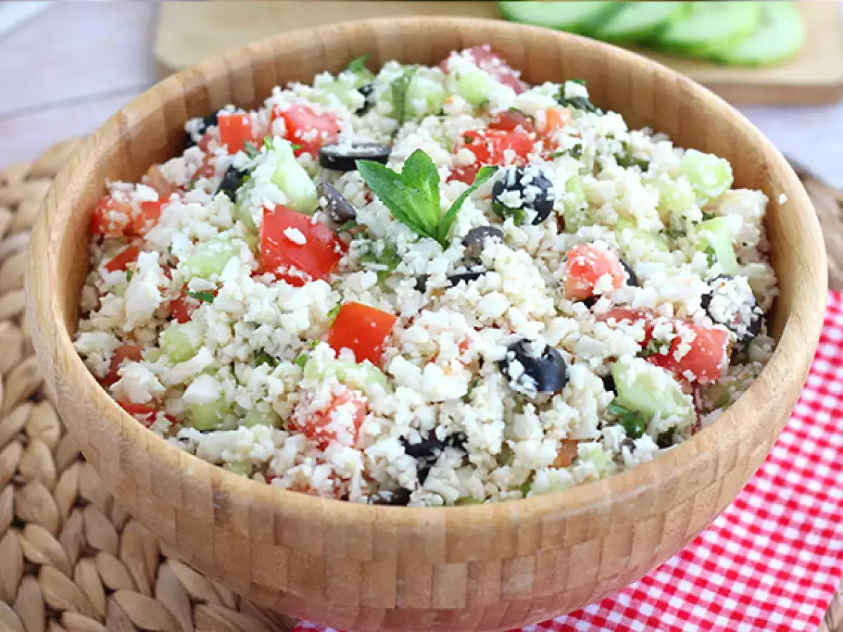100% tabbouleh kembang kol sayuran - foto 4
