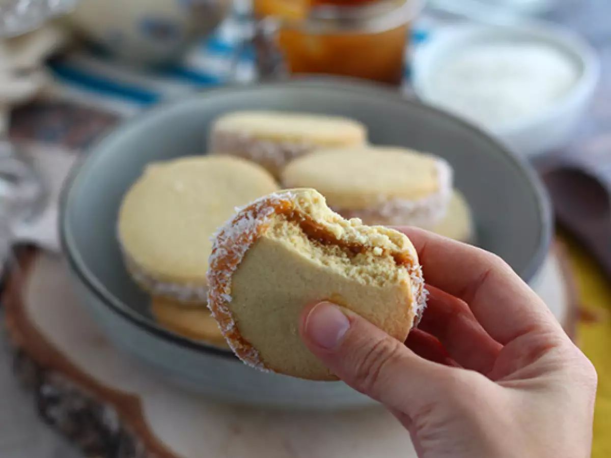 Alfajores: Kue Kering Argentina dengan Dulce de Leche dan Kelapa - foto 2
