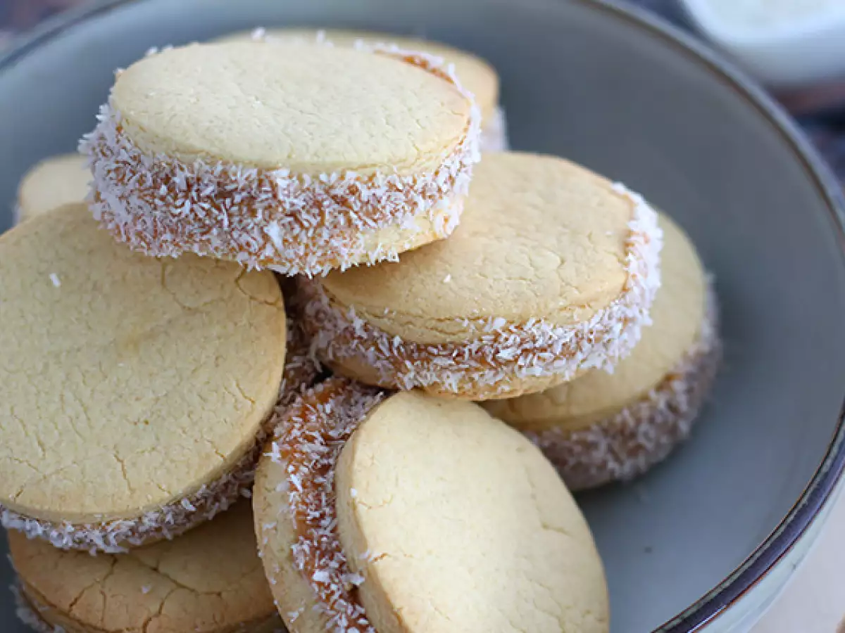 Alfajores: Kue Kering Argentina dengan Dulce de Leche dan Kelapa - foto 3