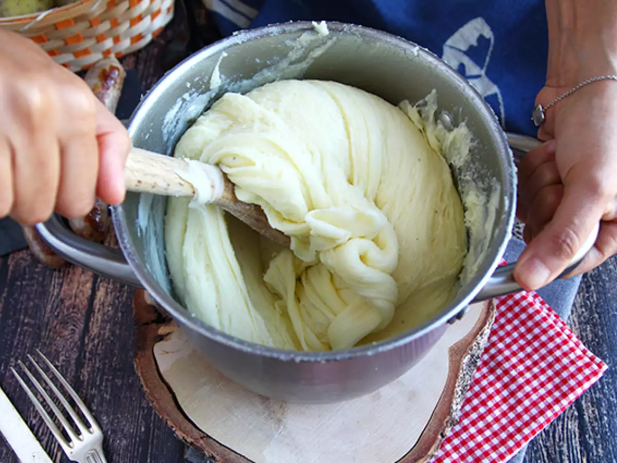 Aligot dengan Sosis - foto 5
