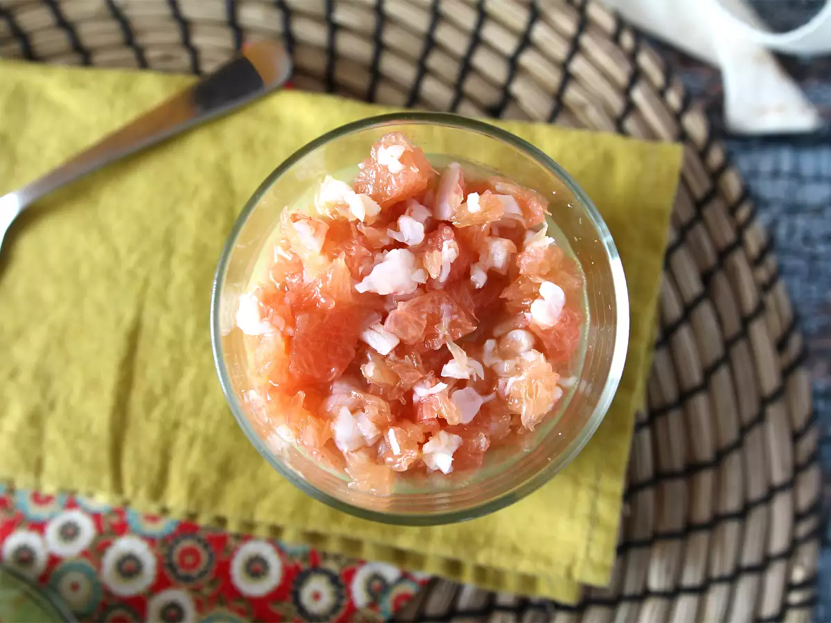 Alpukat, udang, dan jeruk bali yang segar! - foto 2