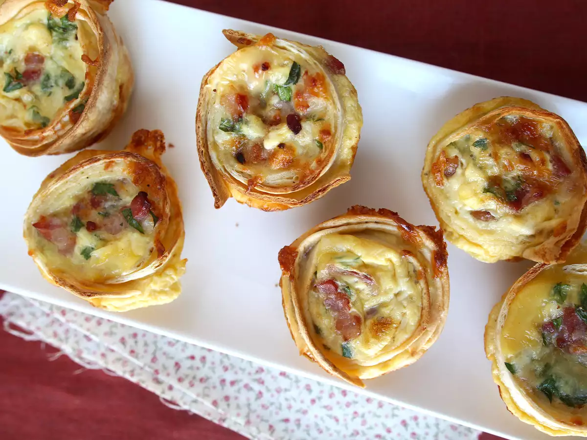 Apa yang harus dilakukan dengan tortilla Quiches yang mudah dan ekonomis! - foto 4