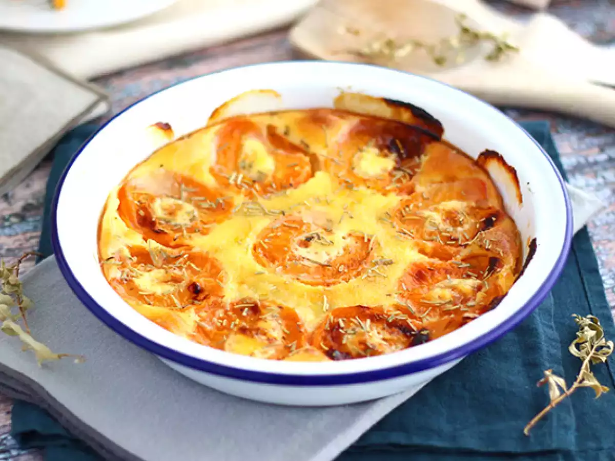 Aprikot dan gratin kelapa - foto 2