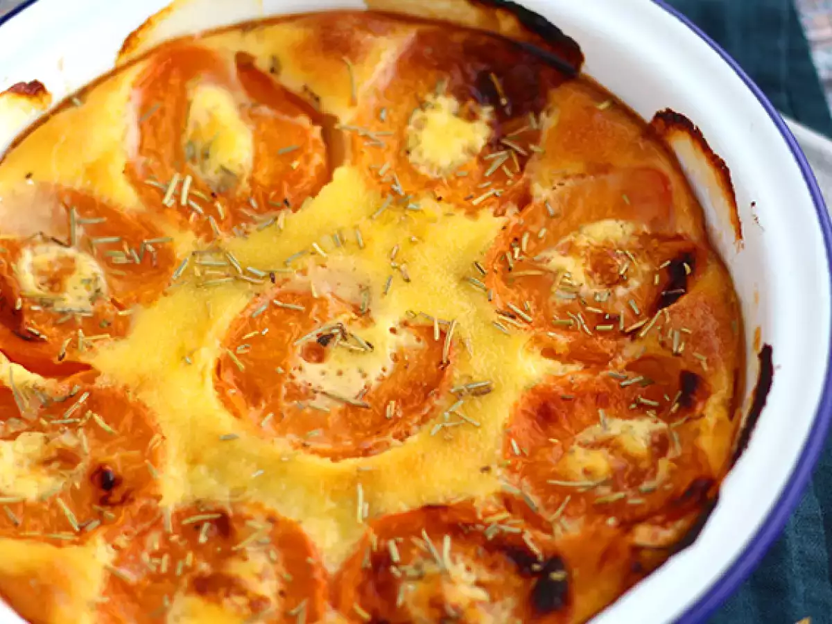 Aprikot dan gratin kelapa - foto 4