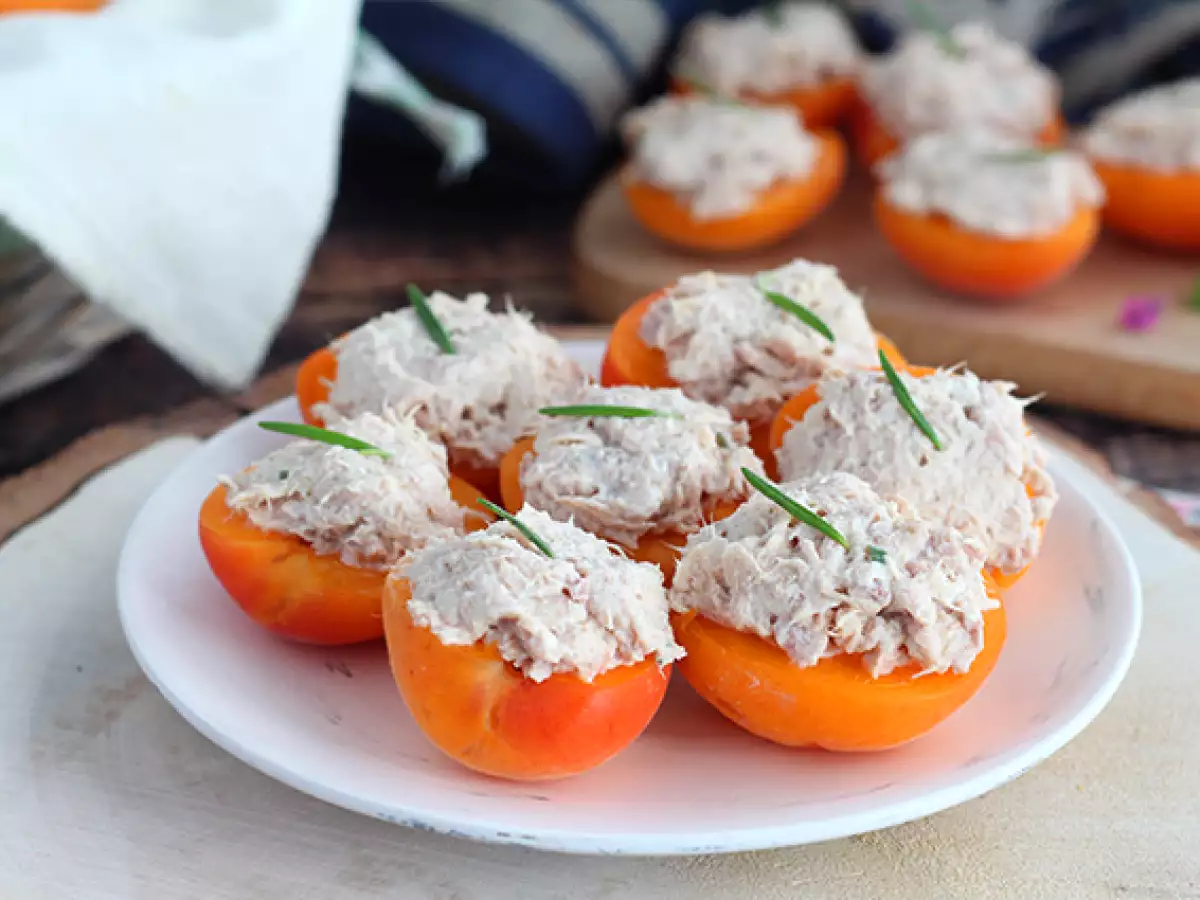 Aprikot Isi Tuna dan Rosemary - foto 2