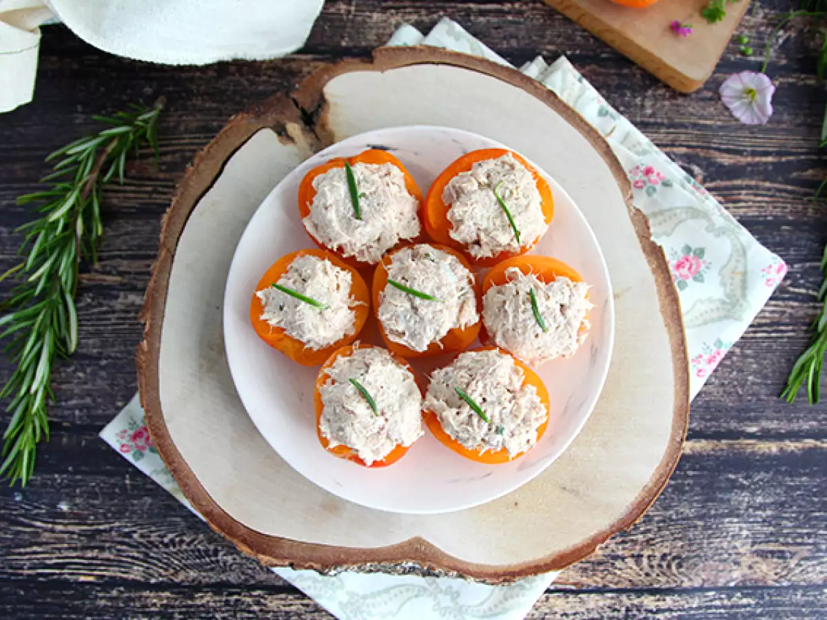 Aprikot Isi Tuna dan Rosemary - foto 4