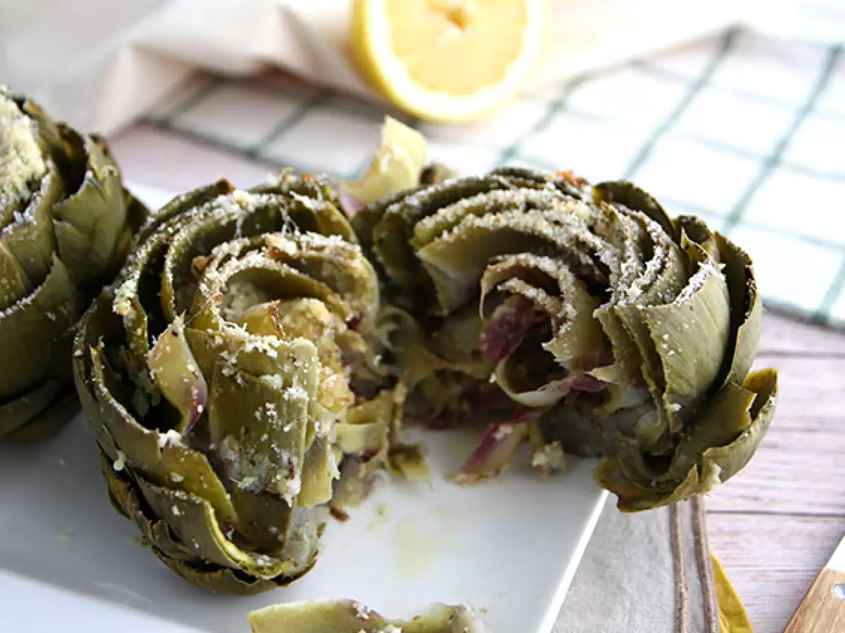 Artichoke panggang - foto 4