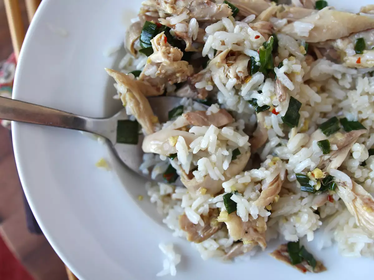 Ayam Cina kukus dengan jahe, sangat empuk dan harum - foto 2