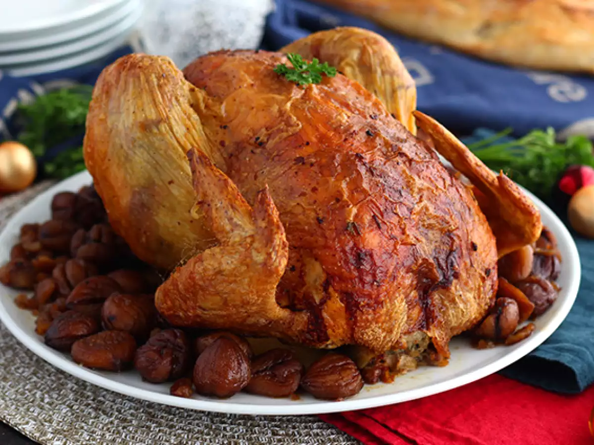 Ayam Kapon Tradisional dengan Kastanye - foto 3
