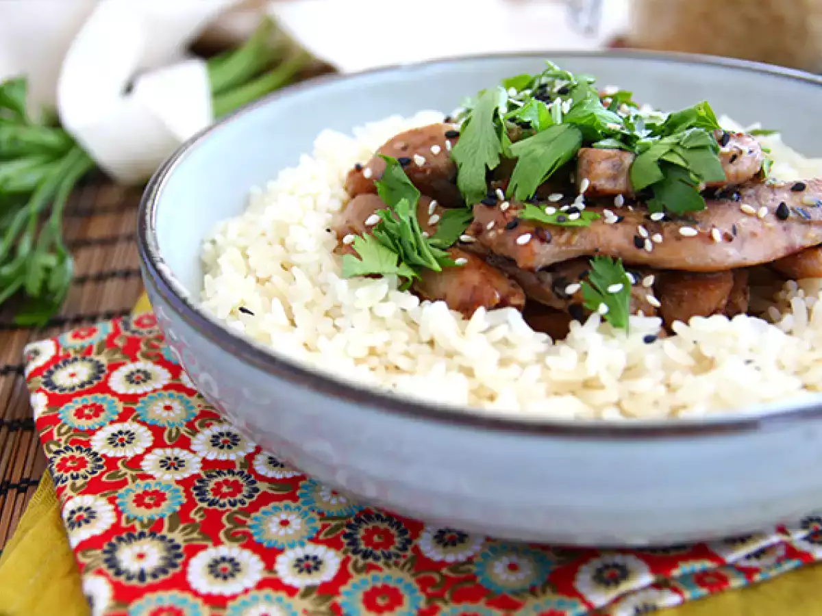 Ayam yang dibumbui dengan kecap dan madu - foto 2