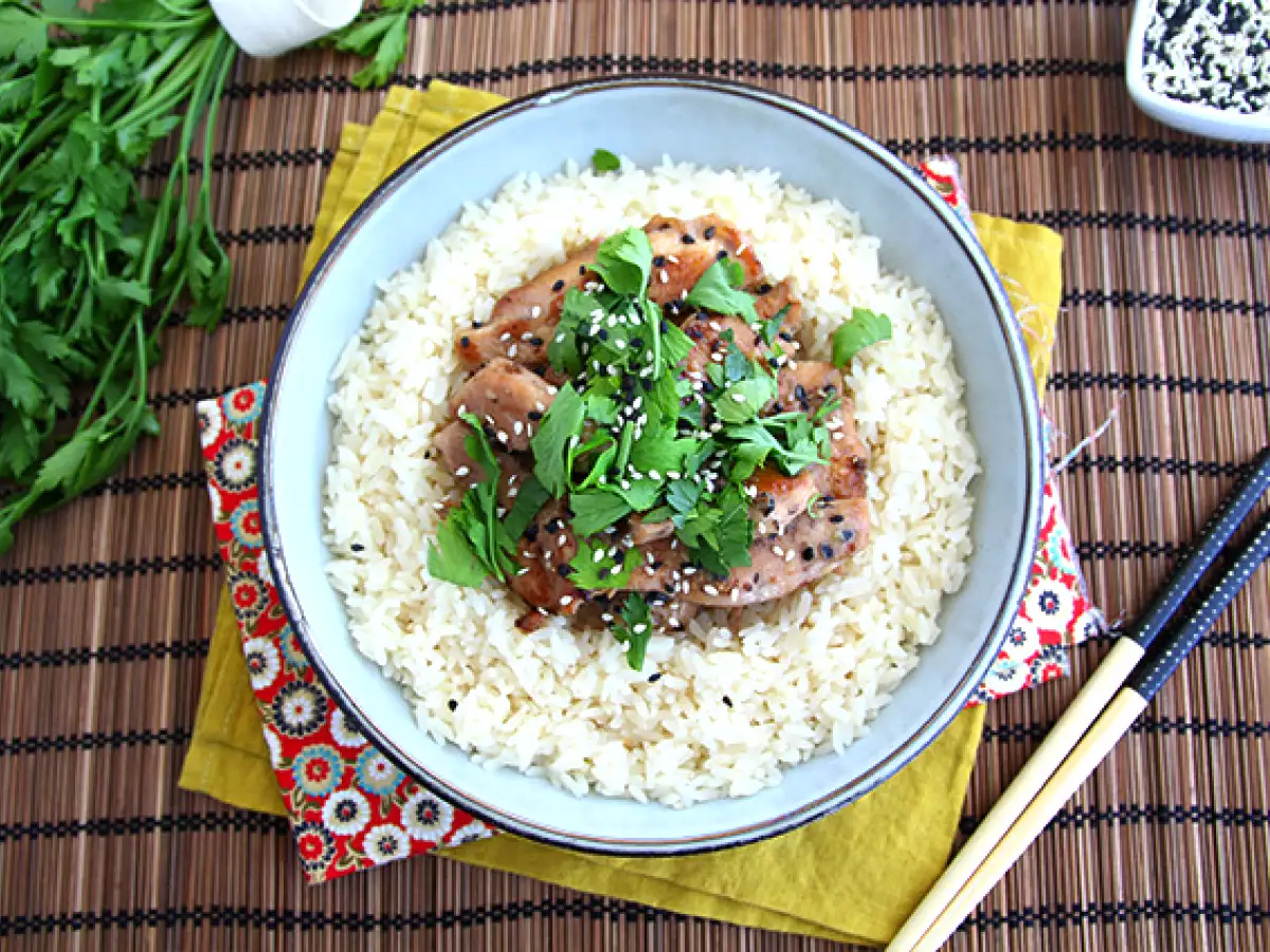 Ayam yang dibumbui dengan kecap dan madu - foto 3