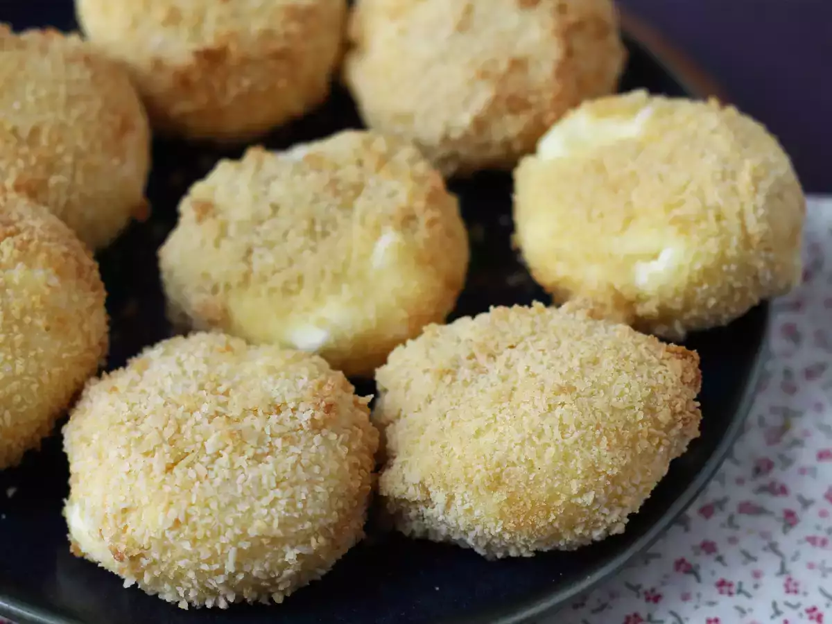 Babybel Berbalut Tepung Panir dengan Air Fryer - foto 3
