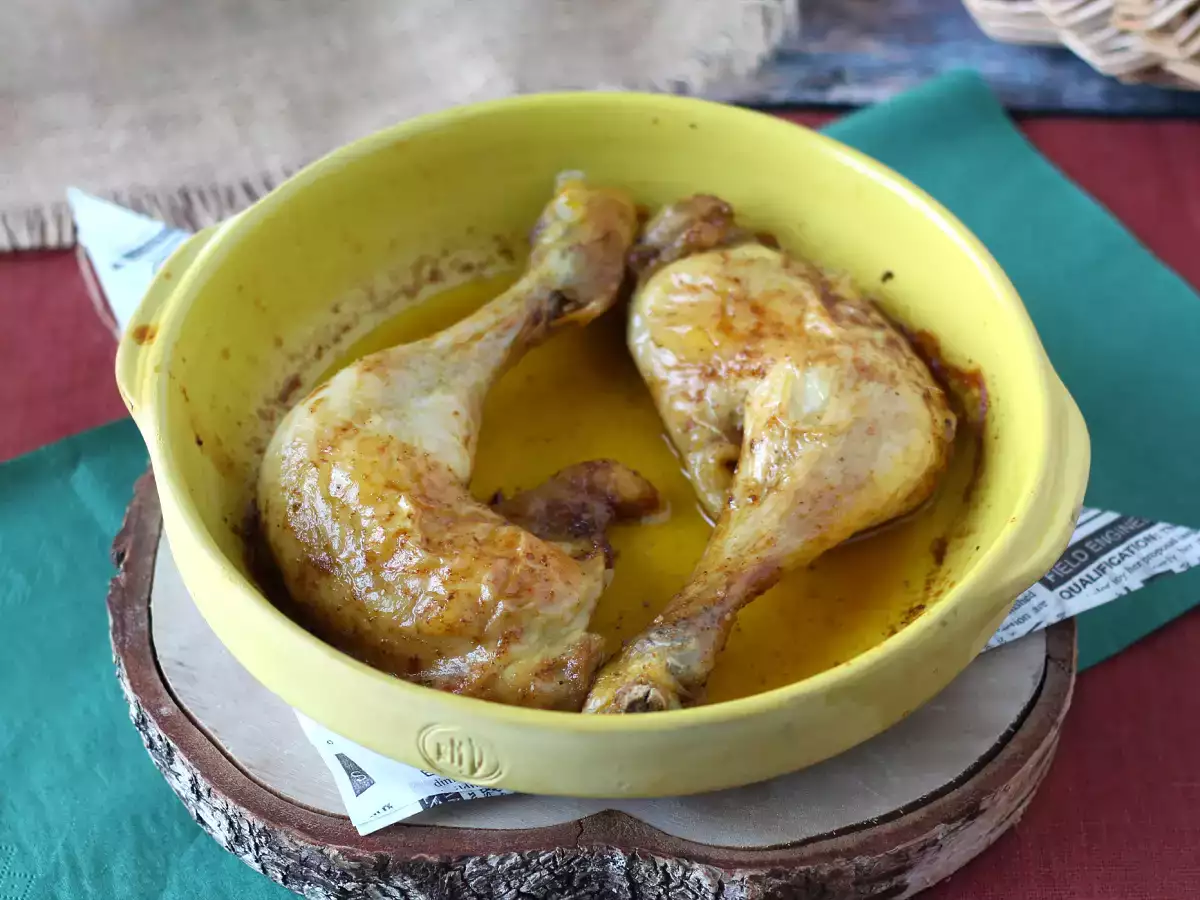 Bagaimana cara memasak paha ayam di dalam oven?